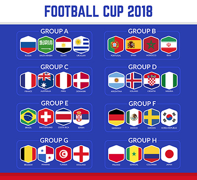 2018世界杯参赛国国旗